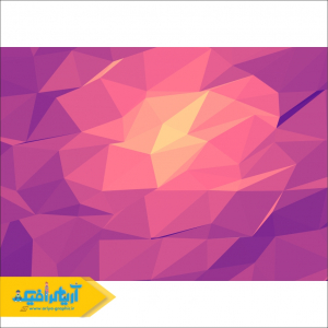 دانلود وکتور ابسترکت تنالیته صورتی و زرد